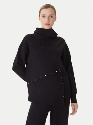 LOLA CASADEMUNT Sweter LF2511010 Czarny Regular Fit