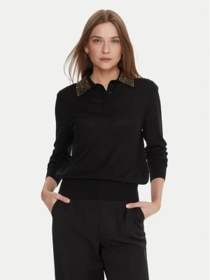 LOLA CASADEMUNT Sweter MF2511006 Czarny Regular Fit