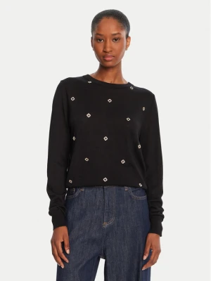 LOLA CASADEMUNT Sweter MF2511012 Czarny Regular Fit