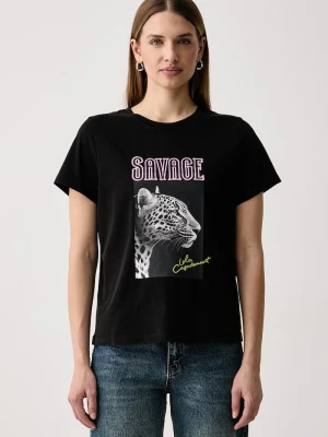 Lola Casademunt T-shirt damski bawełniany czarny