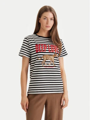 LOLA CASADEMUNT T-Shirt LS2615107 Czarny Regular Fit