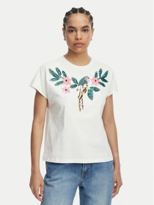 LOLA CASADEMUNT T-Shirt MS2615004 Biały Regular Fit