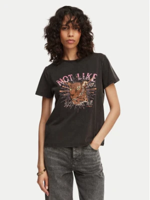 LOLA CASADEMUNT T-Shirt MS2615050 Czarny Regular Fit