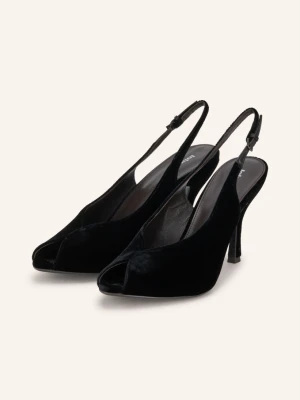 Lola Cruz Peeptoes Gabriette schwarz