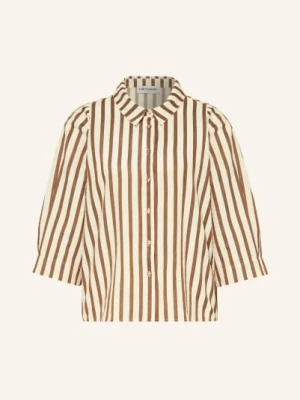 Lollys Laundry Bluzka Koszulowa Bonoll Z Rękawem 3/4 braun