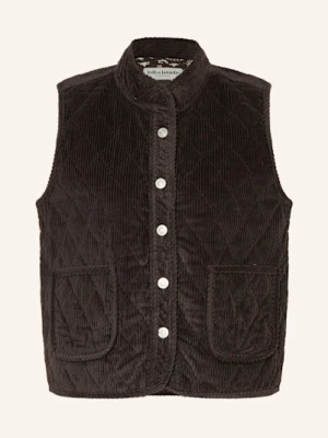 Lollys Laundry Kamizelka Sztruksowa Cairoll braun