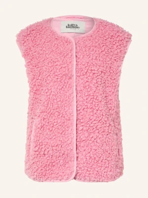 Lollys Laundry Kamizelka Z Futra Teddy Vadall pink