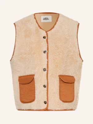 Lollys Laundry Kamizelka Ze Sztucznego Futra Jacell beige