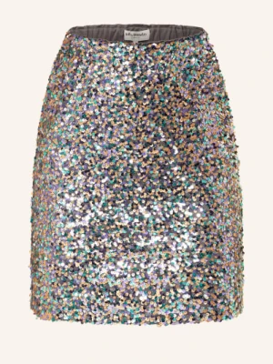 Lollys Laundry Spódnica Annall Z Cekinami silber