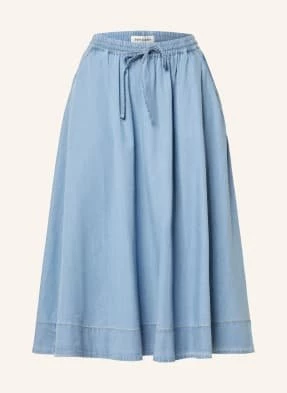 Lollys Laundry Spódnica Bristolll W Stylu Jeansowym blau