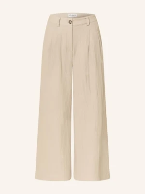 Lollys Laundry Spodnie Typu Marlene Miloll beige