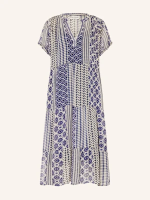 Lollys Laundry Sukienka Freddyll Z Falbankami blau