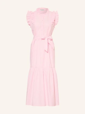 Lollys Laundry Sukienka Harrietll Z Falbanami pink