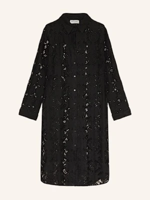 Lollys Laundry Sukienka Koszulowa Mmumball Z Koronki schwarz