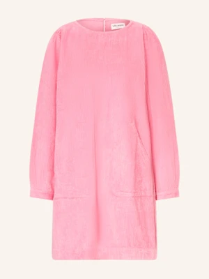 Lollys Laundry Sukienka Sztruksowa Carlall pink