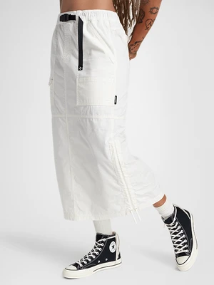 Long Woven Cargo Skirt Converse