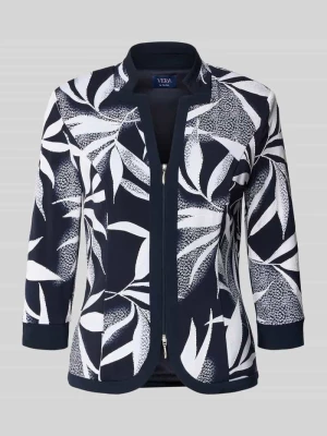 Longblazer o kroju regular fit z zamkiem błyskawicznym Vera Mont