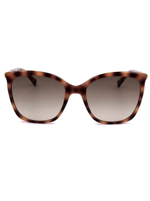 Longchamp Damskie okulary przeciwsłoneczne w kolorze brązowym rozmiar: 56
