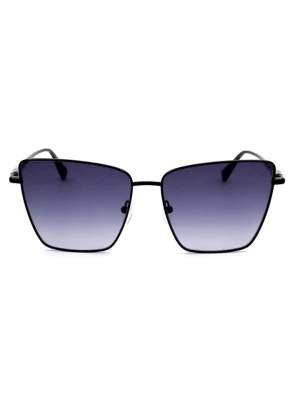 Longchamp Damskie okulary przeciwsłoneczne w kolorze czarno-niebieskim rozmiar: 58