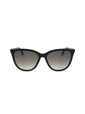 Longchamp Damskie okulary przeciwsłoneczne w kolorze czarno-szarym rozmiar: 56