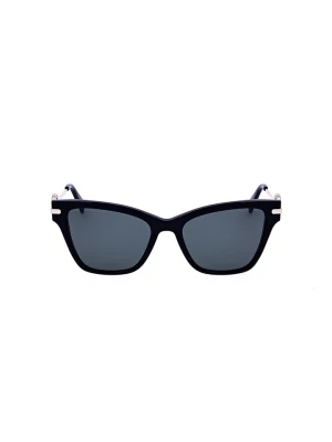 Longchamp Damskie okulary przeciwsłoneczne w kolorze czarnym rozmiar: 52