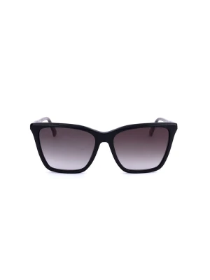 Longchamp Damskie okulary przeciwsłoneczne w kolorze jasnobrązowo-czarnym rozmiar: 56