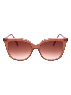 Longchamp Damskie okulary przeciwsłoneczne w kolorze jasnobrązowym rozmiar: 53