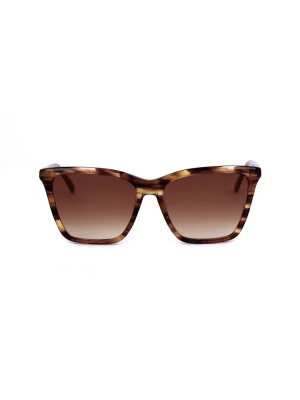 Longchamp Damskie okulary przeciwsłoneczne w kolorze jasnobrązowym rozmiar: 56