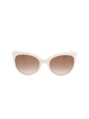 Longchamp Damskie okulary przeciwsłoneczne w kolorze kremowo-jasnobrązowym rozmiar: 54