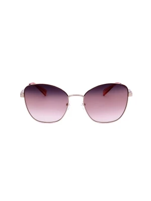 Longchamp Damskie okulary przeciwsłoneczne w kolorze srebrno-jasnoróżowym rozmiar: 57