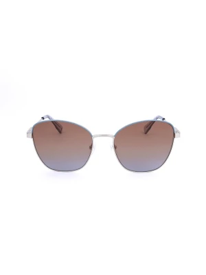 Longchamp Damskie okulary przeciwsłoneczne w kolorze srebrnym rozmiar: 57