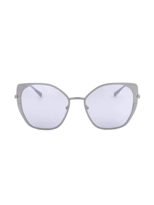 Longchamp Damskie okulary przeciwsłoneczne w kolorze szaro-błękitnym rozmiar: 56