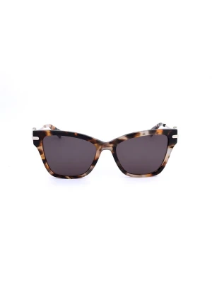 Longchamp Damskie okulary przeciwsłoneczne w kolorze szaro-brązowym rozmiar: 52