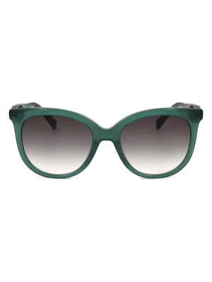 Longchamp Damskie okulary przeciwsłoneczne w kolorze zielono-szarym rozmiar: 54