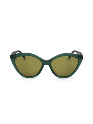 Longchamp Damskie okulary przeciwsłoneczne w kolorze zielonym rozmiar: 56