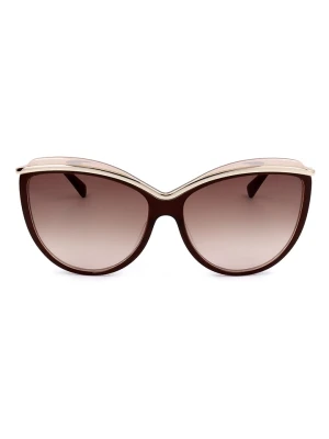 Longchamp Damskie okulary przeciwsłoneczne w kolorze złoto-brązowym rozmiar: 60