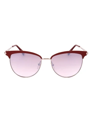 Longchamp Damskie okulary przeciwsłoneczne w kolorze złoto-czerwono-fioletowym rozmiar: 55
