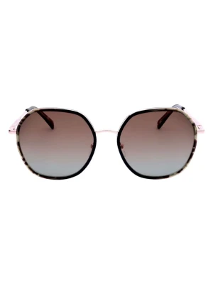 Longchamp Damskie okulary przeciwsłoneczne w kolorze złoto-jasnobrązowym rozmiar: 58