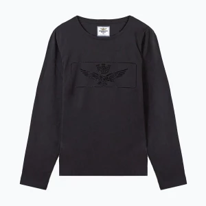 Longsleeve damski Aeronautica Militare Aeronautica Military nero