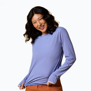 Longsleeve damski Cotopaxi Somba Sun Shirt aster Fioletowy