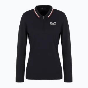 Longsleeve damski EA7 Emporio Armani Golf Pro Polo black