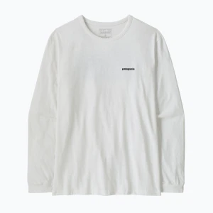 Longsleeve damski Patagonia P-6 Logo Responsibili-Tee LS fiber white