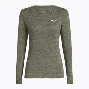 Longsleeve damski Salewa Puez Melange Dry faded green melange