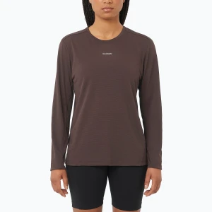 Longsleeve damski Salomon Shakeout Core coffe bean