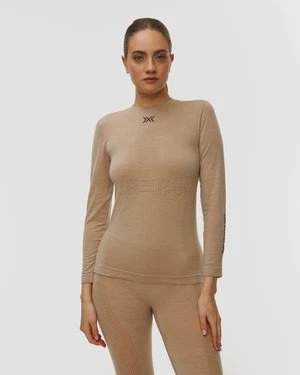 Longsleeve Damski X-bionic Mightywool Shirt Ls Beżowy