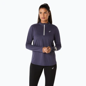 Zdjęcie produktu Longsleeve do biegania damski ASICS Icon 1/2 Zip LS Top indigo fog