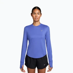 Longsleeve do biegania damski Nike Swift Dri-Fit UV sapphire