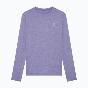 Longsleeve do biegania damski On Core Long-T juniper Fioletowy