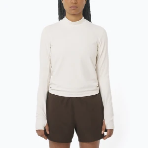 Longsleeve do biegania damski Salomon Bliss whisper white