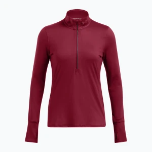 Longsleeve do biegania damski Under Armour Launch Pro Half Zip cardinal/reflective